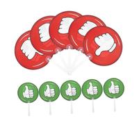 ZUNOXAZ 10pcs Double Sided Classroom Feedback Paddles Plastic Student Response Boards for Teachers Interactive True False Teaching Signs for Engaging Participation