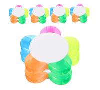 ZUNOXAZ 10pcs Flower Highlighters Multi-colored Petal Shape Pens with Bright Pastel Colors Fine Ink Flow Markers for Note Taking Book Reading Scrapbooking and DIY Crafting