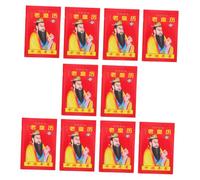 ZUNOXAZ 10pcs Horse Year Chinese Lunar Calendar with Solar Terms Illustrated Feng Shui Almanac for Desk Display Traditional Cultural Design and Complete Agricultural Dates