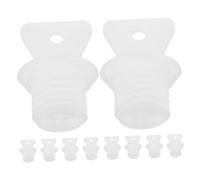 ZUNOXAZ 10pcs Leakproof Hot Water Bottle Stoppers Plug Inner Diameter High Temperature Resistant PP Replacement Caps for Warm Water Bags Home Travel Use