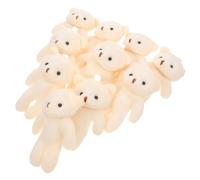 ZUNOXAZ 10pcs Small Bear Dolls Cute Cartoon Bear Toys Dolls for Boys and Girls Plaything
