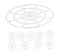 ZUNOXAZ 10pcs Vegetable Pickle Press Plates Plastic Fermenting Weights for Sauerkraut Pickling Easy to Use Kitchen Tool for Home Brewing Fermentation