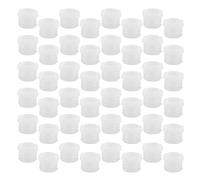 ZUNOXAZ 120pcs Plastic Chair Leg Caps 25mm Commode Chair Feet Covers Protective Plastic Tips for Furniture Legs Indoor Outdoor Floor Protectors
