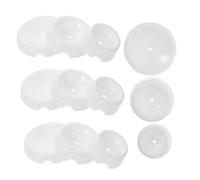 ZUNOXAZ 12pcs Button Shaped Fondant Flower Forming Tray Plastic Cake Decorating Mold Drying Rack for DIY Sugarcraft and Gum Paste Crafting