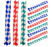 ZUNOXAZ 12pcs Chinese Bamboo Finger Trap for Interactive Play Fine Motor Skill Development Fun Party Favors Parrot Chew Unique and Sturdy Design