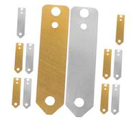ZUNOXAZ 12pcs Copper Zinc Strips Anode Set for Fruit Battery Experiments Easy Assembly Zinc Copper Electroplating Supplies Safe Materials for Educational Projects and Scientific Learning