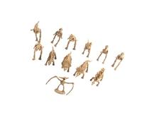 ZUNOXAZ 12PCS Mini Dinosaur Model Lifelike Simulation Skeleton Figures Educational Decor for Home Office Cafe Bedroom Table Display