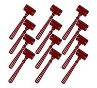 ZUNOXAZ 12pcs Mini Wooden Judge Gavels Authentic Small Mallet for Courtroom Roleplay Legal Education Halloween Cosplay and Lawyer Party Props Compact