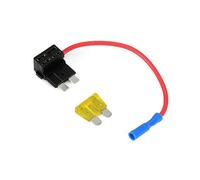 ZUNOXAZ 12v Atc Fuse Holder Tap 20a Fuse Medium Size Yellow Car Circuit Add-a-circuit Socket Compatible Automotive Electrical Systems