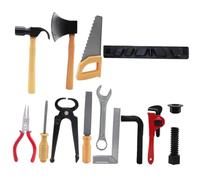 ZUNOXAZ 14pcs Pretend Play Repair Tools Set Simulation Toolbox Educational Stem for Boys and Enhancing Creativity Imagination and Hand Eye Coordination