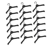 ZUNOXAZ 150pcs Plastic Doll Clothes Hangers for Dollhouse Closet Organization Realistic Design Miniature Doll Garment Hangers for Pretend Play