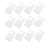 ZUNOXAZ 15pcs Weatherproof Parking Permit Hanger Tags for Rearview Mirror Blank Car Permit Holders Space-saving Parking Pass Hang Tags with Weather Protection Easy DIY Lot Signs