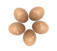 ZUNOXAZ 16pcs Plastic Chicken Eggs for Painting and Graffiti Practice Lifelike Fake Eggs Craft for Artistic Creation and Pretend Play