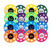 ZUNOXAZ 16pcs Underwater Training Discs for Swimming Pool Vibrant Diving for Hand-eye Coordination and Motor Skills Development Dive Practice for Summer Pool Games