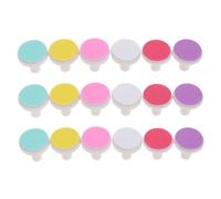 ZUNOXAZ 18pcs Nail Grinding Pads Replacement Safe Grinding Heads for Electric Nail Trimmer Compatible with Standard Tools Gentle File Pads for Newborn and Grooming
