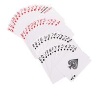 ZUNOXAZ 1Set Blank Heat Transfer Poker Cards DIY Playing Cards for Family Entertainment Single Sided Design for Game and Creative Card Making