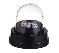 ZUNOXAZ 1set Electric Dice Cup Shaker with Dices Fun Party Game Accessory for Bars and Gatherings Smooth Material for Easy Cleaning No Battery Required