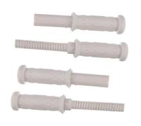 ZUNOXAZ 2 Set Plastic Rocking Horse Handles Comfortable Smooth Threaded Grips for Riding Easy Install Replacement for Rocker Accessories Compatible with Multiple Models