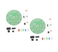 ZUNOXAZ 2 Sets DIY Soldering Practice Kit for Beginners Electronic Training Boards Skill Building Reusable Soldering Project Kits for Educational and Professional Use