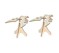 ZUNOXAZ 2 Sets DIY Wooden Balance Birds Puzzle Educational Physics Experiment Kit for Stem Learning Gravity Science Observation and Creativity