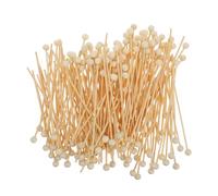 ZUNOXAZ 200pcs Wooden Candy Sticks with Ball Tips for Cake Pops Marshmallows Chocolate DIY Dessert Treats Bulk Hard Candy Sticks Swizzle Drink Stirrers for Coffee and Party Decorations