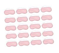 ZUNOXAZ 20pcs Disposable Sleeping Eye Masks Soft Polyester Silk-Like Blindfolds for Light Blocking and Eye Comfort Single Use Sleep Aid for Travel and Rest