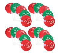 ZUNOXAZ 20pcs Double Sided Answer Paddle Sign True False Classroom Boards Plastic Instant Feedback Tools for Teachers and Students Suitable for Classroom Activities and Group Discussions