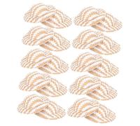 ZUNOXAZ 20Pcs Miniature Woven Straw Doll Hats Small Photo Prop Craft Accessories for DIY Decoration Birthday Party Rustic Natural Style