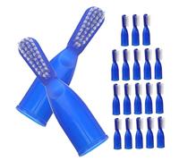 ZUNOXAZ 20Pcs Portable Mini Finger Toothbrush for Prison Use Plastic Oral Care Tool for Dental Hygiene Preventing Harmful Use in Rehabilitation Centers