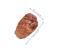 ZUNOXAZ 20pcs Realistic Beef Model PVC Simulation Meat for Role Play Kitchen Decor Educational Food Props Compact Portable for Home Display Photography