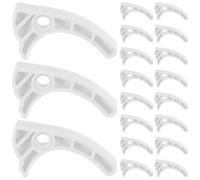 ZUNOXAZ 20pcs Vending Machine Plastic Chute Block Shelf Item Stabilizer and Retainer for Drinks and Snacks Anti-Jam Separator for Retail Vending Professional Installation White