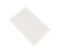 ZUNOXAZ 240Pcs White Lined Loose Leaf Paper Ring Binder Notebooks Premium Smooth Writing Refill Inserts for Diaries Notes Planner Organizers School and Office Use
