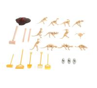 ZUNOXAZ 24Pcs Dinosaur Skeleton Educational for Boys Creative DIY Archaeology Digging Kit Realistic Paleontology Model for Learning Desktop Decoration and Imaginative Play