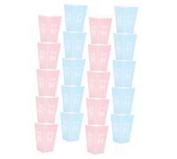 ZUNOXAZ 24pcs Gender Reveal Popcorn Boxes for Party Popcorn Holders Paper Containers Blue and Pink Snack Favor Boxes Safe and Easy to Use for Shower Celebration