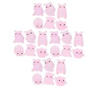 ZUNOXAZ 24pcs Resin Piggy Statue Desktop Pig Sculpture Micro Landscape Ornament Small Pig Decoration for Bookshelf Study Cabinet and Garden Decor