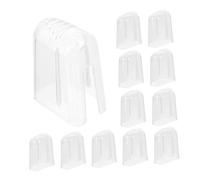 ZUNOXAZ 24pcs Semi- Toothbrush Head Covers Portable Hygiene Protector Dustproof Electric Toothbrush Caps for Travel and Home Use