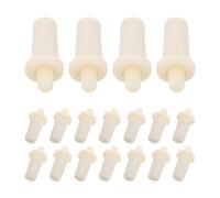 ZUNOXAZ 24pcs Window Blind Repair Kit with Beige Spring Loaded Louver Pins, Adjustable Shutter Tilt Rod Replacement Parts for Plantation and Vertical Blinds Maintenance