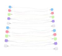 ZUNOXAZ 25pcs Tooth Keepsake Boxes with Lanyard Plastic Milk Tooth Storage Cases in Vivid Colors for Boys and Childhood Memory