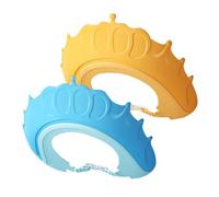 ZUNOXAZ 2pcs Adjustable Shampoo Shower Cap for Boys and Girls Boy Girl Newborn Hair Washing Protecting Ears and Eyes During Bathing