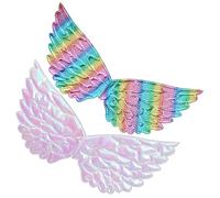 ZUNOXAZ 2pcs Angel Wings for Boys and Girls Fairy Costume Wings Boys and Girls Dress up for Stage Shows