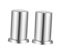 ZUNOXAZ 2pcs Automatic Toothpick Dispenser Holder Stainless Steel Pop Up Toothpick Box with Pop Design Minimalist Straight Shape for Dining Table and Home Organization