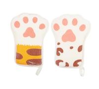 ZUNOXAZ 2pcs Baby Bath Scrubber Exfoliating Towel for Toddlers Cartoon Design Soft Sponge Washcloths Suitable for Infant Bathing and Kids Shower Use