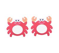 ZUNOXAZ 2pcs Bath Crab Safe EVA Material Shower Playset Smooth Design Non-toxic Bathing for Fun and Bathtime Entertainment