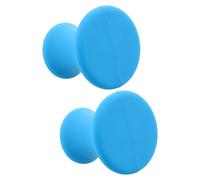 ZUNOXAZ 2pcs Blue Rubber Tuning Fork Holder Stand for Vibrational Healing and Sound Therapy Accessory, Sturdy Meditation Fork Base Resisting Wear and Tear, for Therapy Sessions
