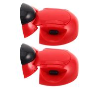 ZUNOXAZ 2pcs Boy Girl Safety Lock Refrigerator Safety Latches Easy Install Self-Adhesive Cabinet Latch for Boys and Girls Door Lock