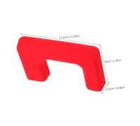 ZUNOXAZ 2pcs Bumper Tow Hook Covers Silicone Trailer Hitch Protector Sleeve for Cars Trucks Rvs and Caravans Heavy Load Support Easy Installation Streamlined Dust Cover for Front Bumper