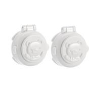 ZUNOXAZ 2pcs Button Safety Lock for Car Starter and Washing Machine Cartoon Design Childproof Push-Start Button Protector Prevents Accidental Pressing Easy Installation for Home and