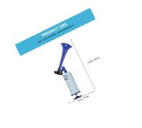 ZUNOXAZ 2Pcs Handheld Air Horns for Football Events Portable Hand Pushing Cheer Horns in Red Blue Loud Sport Event Trumpets for Soccer Matches Festivals Concerts and Celebrations