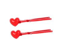 ZUNOXAZ 2Pcs Heart-shaped Maker Clips Plastic Winter Fun Clamp for Outdoor Snow Play Safe Smooth Surface for Easy Snow Mold for Quick Battles and Sand Games