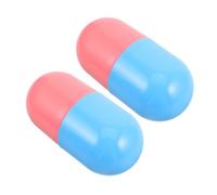 ZUNOXAZ 2pcs Large Storage Plastic Wedding Memory Capsules and Creative Keepsake Memorial Storage Box for Graduation Period and Birthday with Reusable Eggshaped Containers